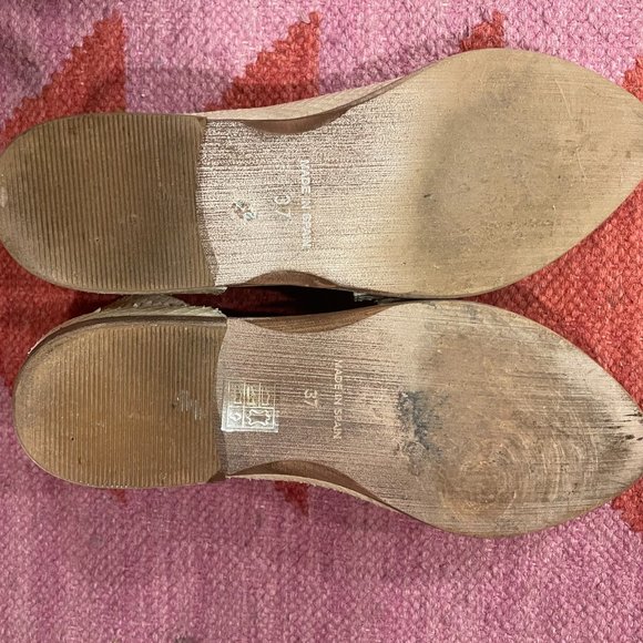 Free People Royale Flat White Embossed Flats Womens Size 37 - Picture 6 of 8
